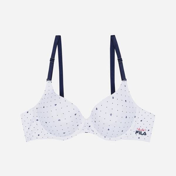 Bralettes Fila Mujer Blancas - Hula - España 360584UQF